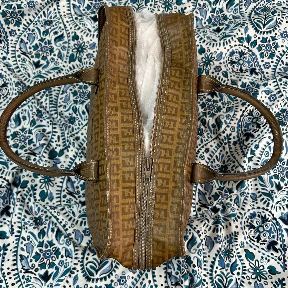 Fendi *project* Tan and Brown Men's Briefcase